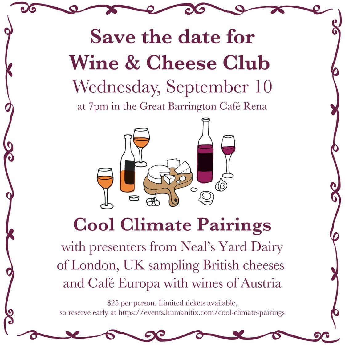 wine and cheese club