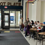 Silent book club at Hot Plate
