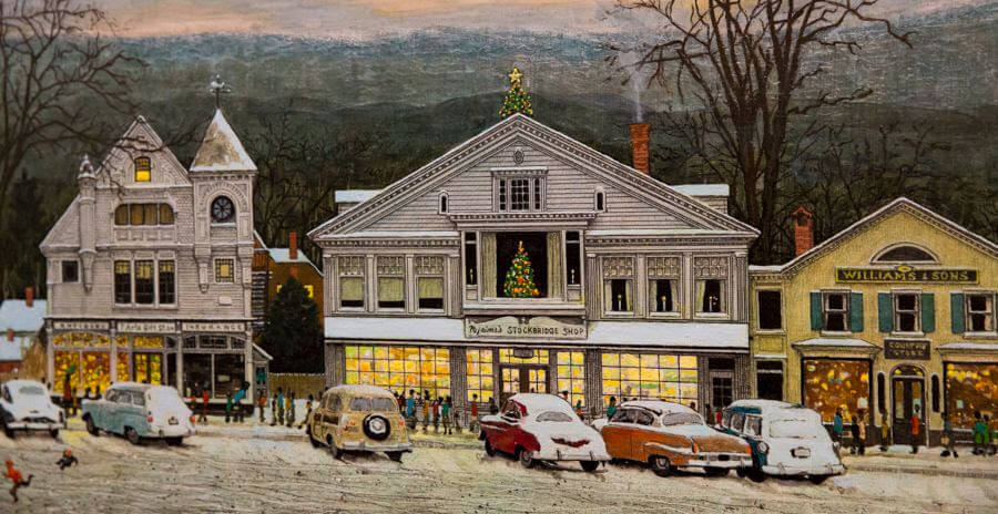 Stockbridge Main Street at Christmas