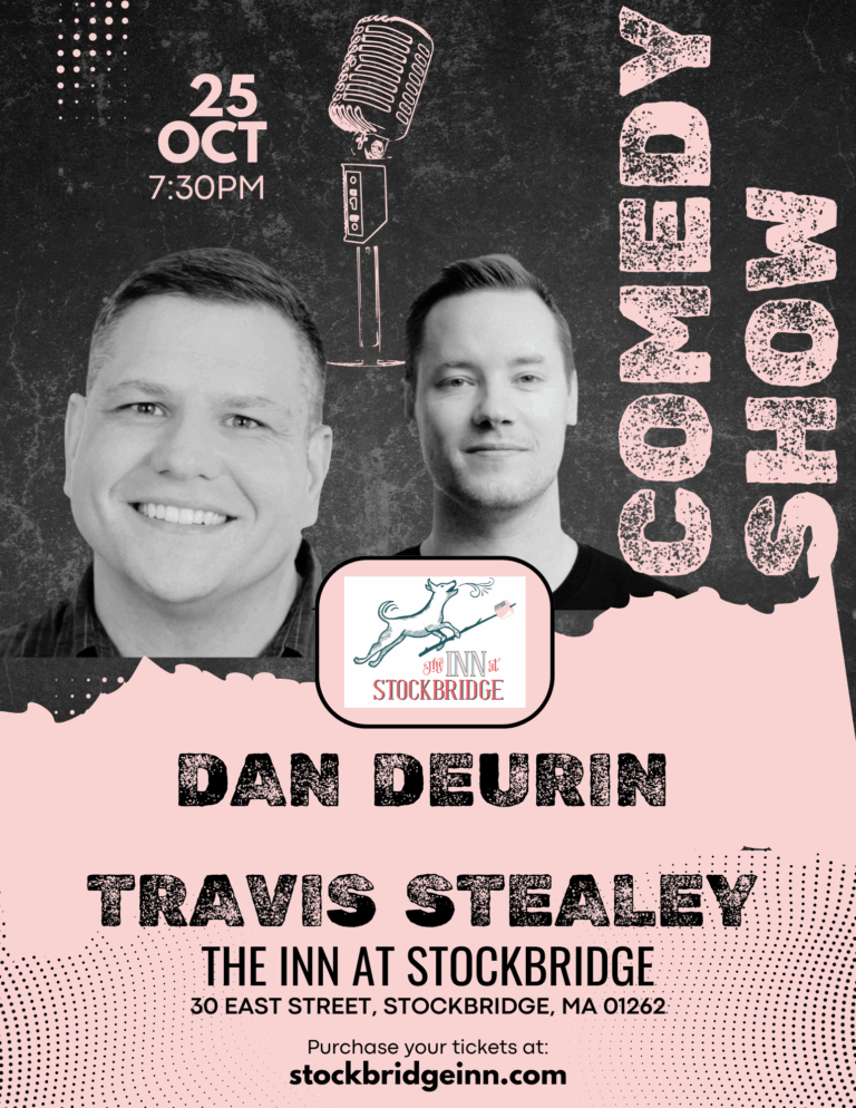 Inn at Stockbridge comedy night Oct. Comedy Night at the Inn at Stockbridge