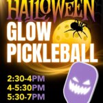 glow pickleball halloween glow pickleball at Bousquet Sport