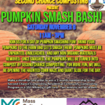 pumpkin smash at Whitney's Farm Market