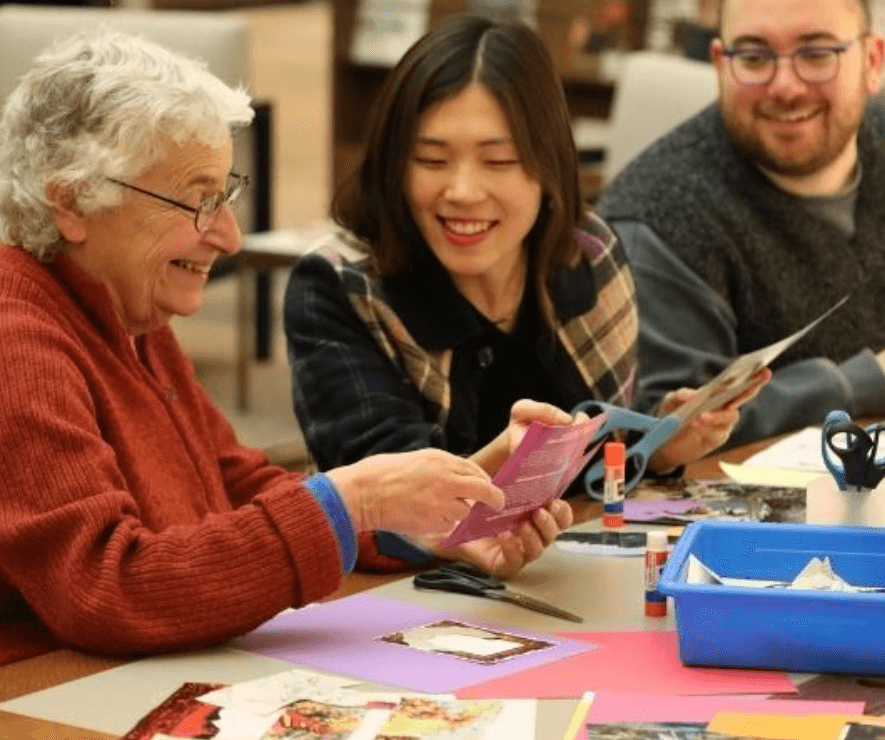 The Collage Club runs monthly through March