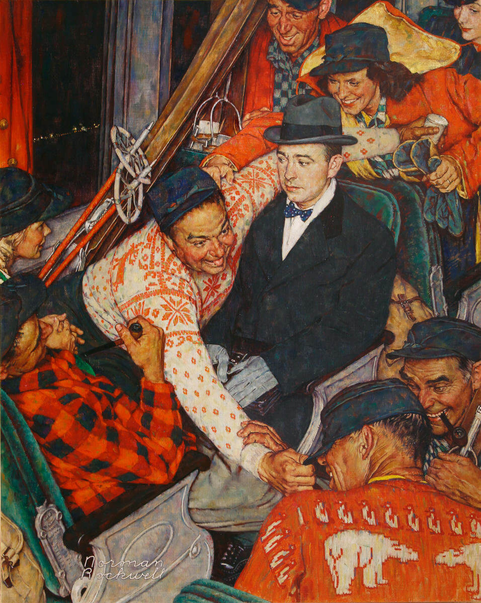 Norman Rockwell's Home for the Holidays