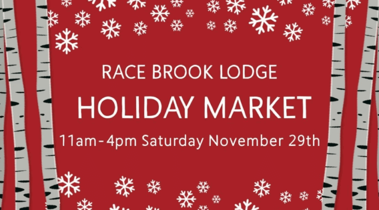 holiday market at Race Brook Lodge