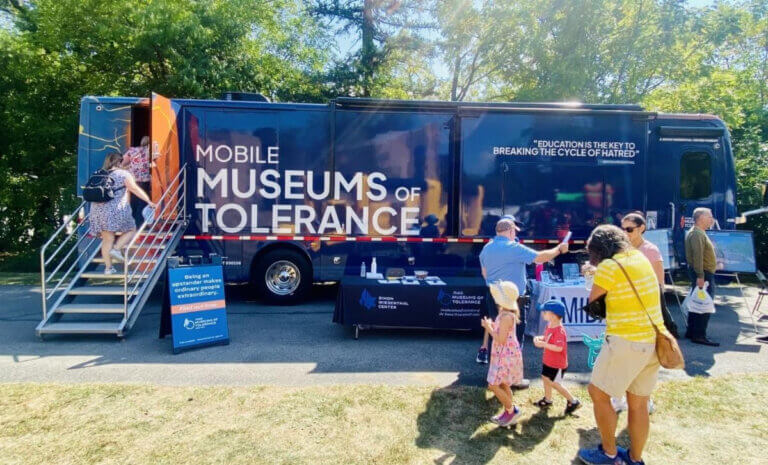 Mobile Museum of Tolerance in the Berkshires.