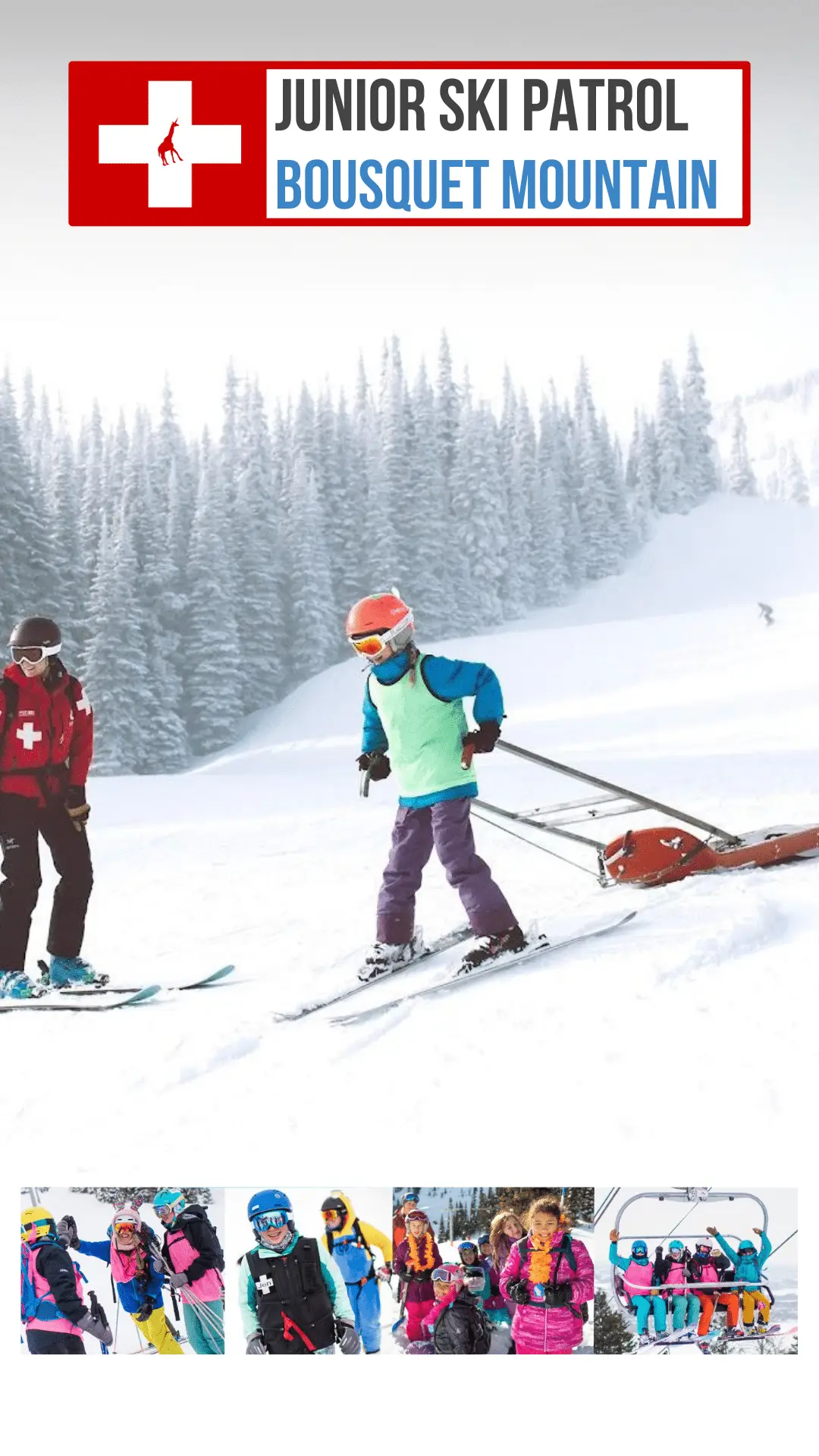 SheJumps Wild Skills ski patrol day camp at Bousquet