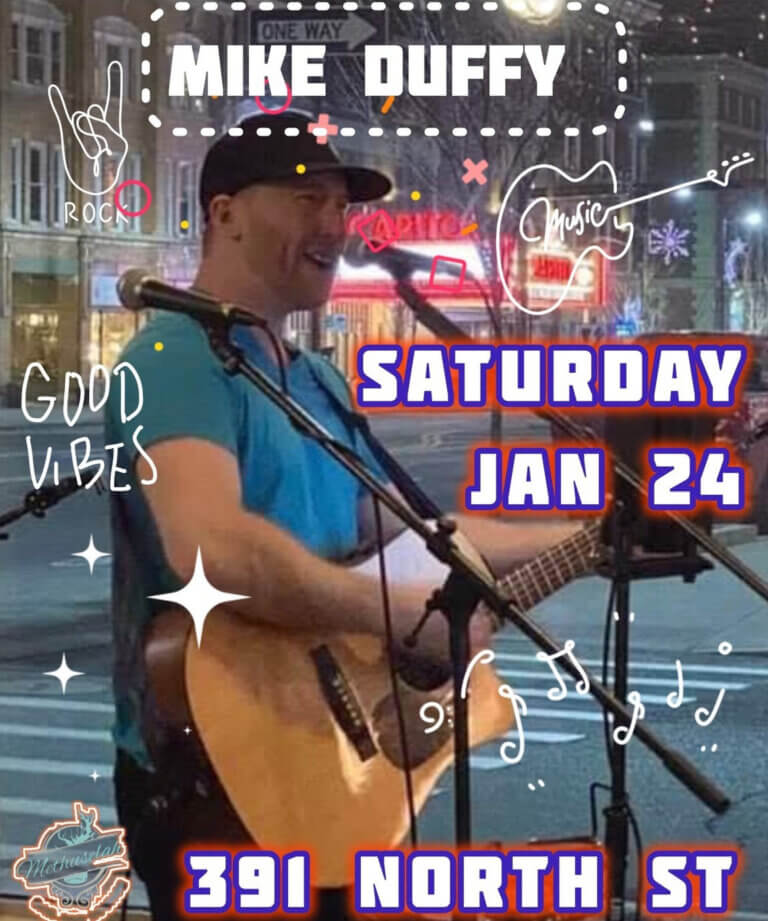 Mike Duffy 26 Mike Duffy to perform at Methuselah