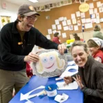 Create like Rockwell during the school break.