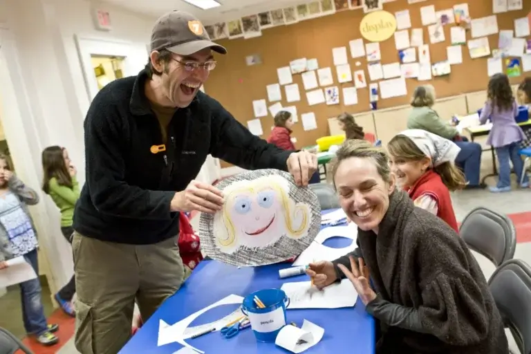 Create like Rockwell during the school break.