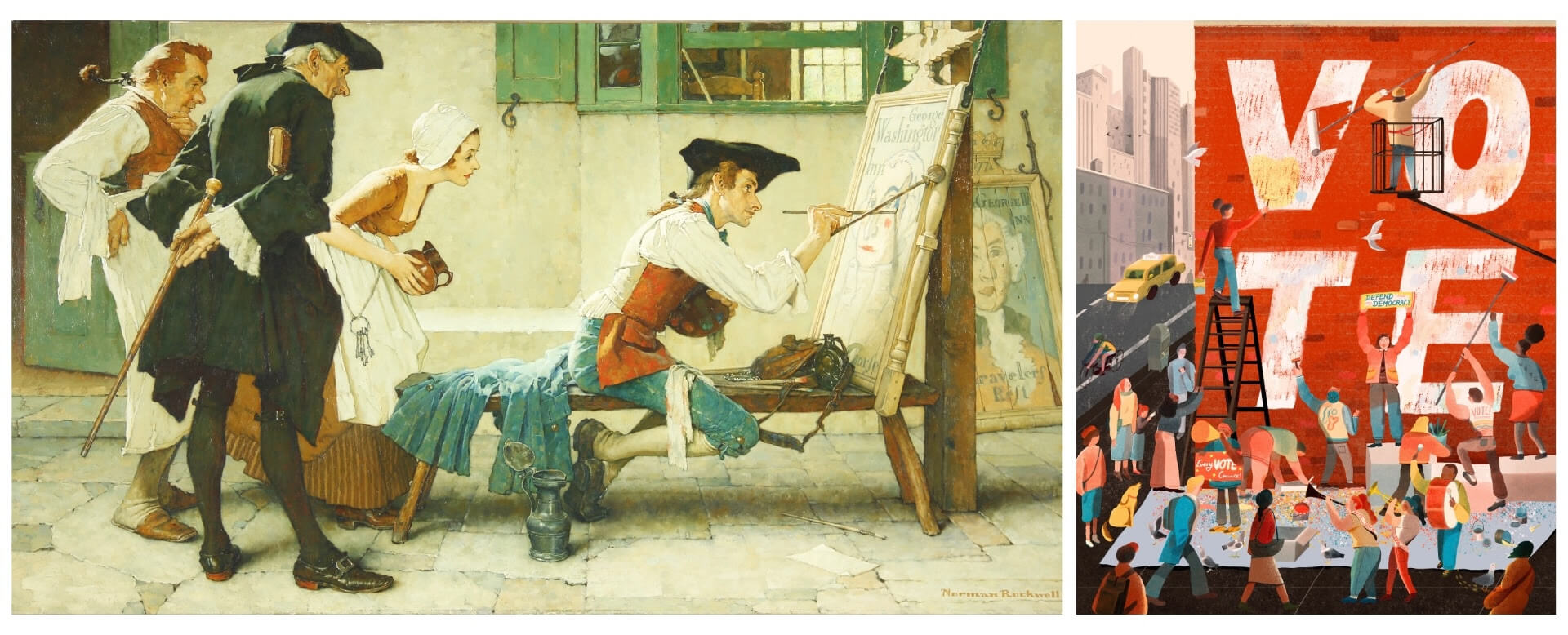 American Stories exhibit at Norman Rockwell Museum