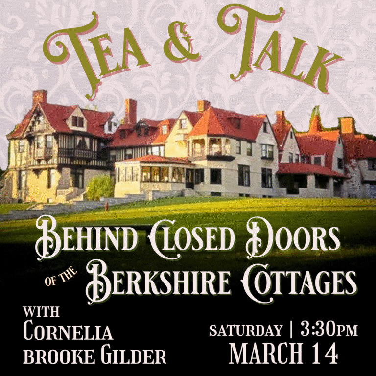 behind closed doors graphic Tea and Talk at Ventfort Hall