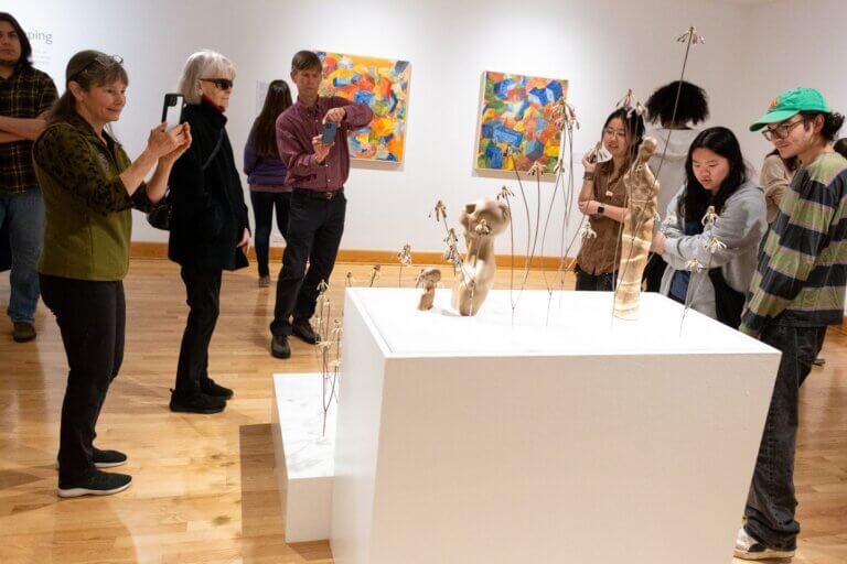 Williams College senior art show celebration