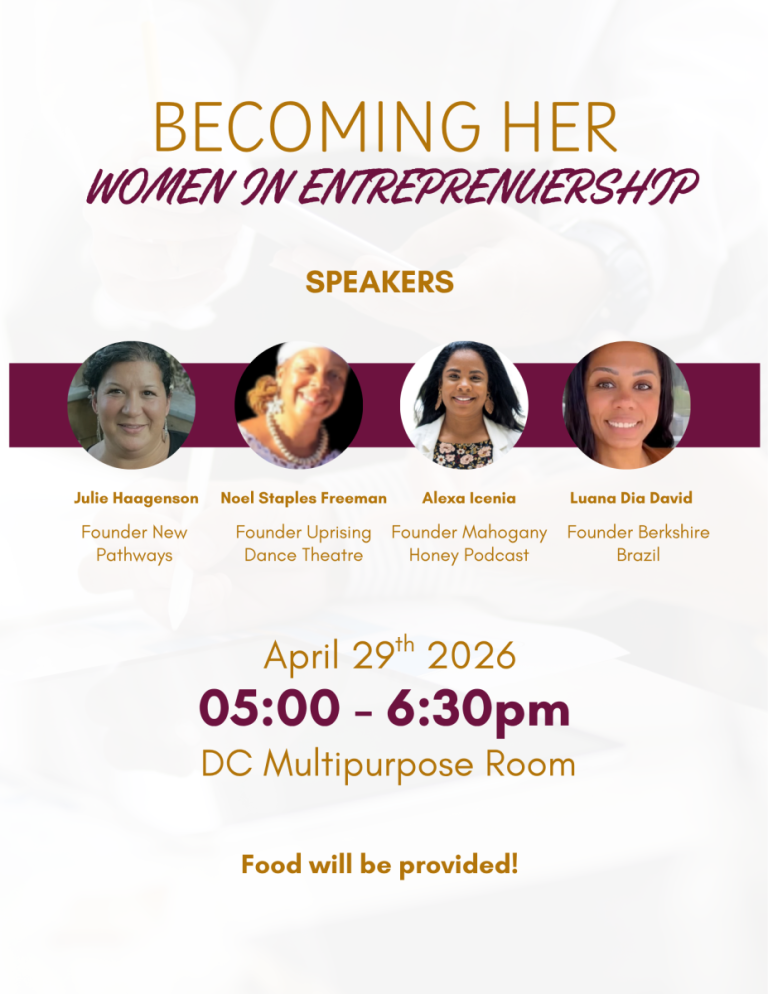 Women in Entrepreneurship event at Williams College