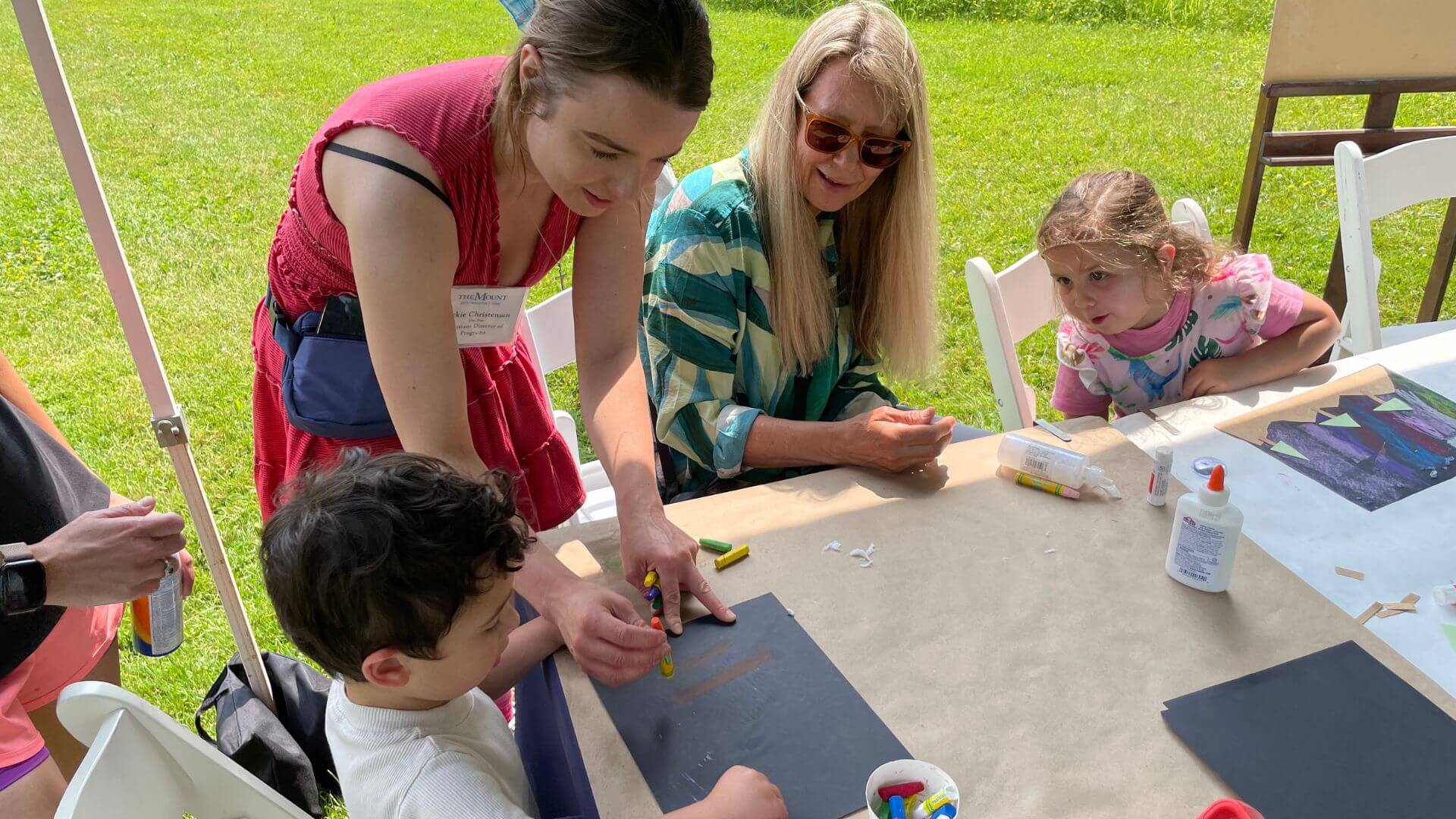 Children's crafts at The Mount