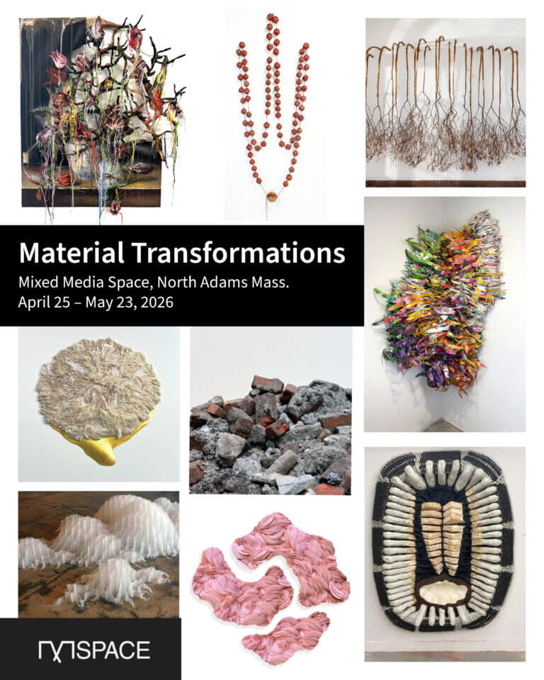 Material Transformations exhibit for ArtWeek