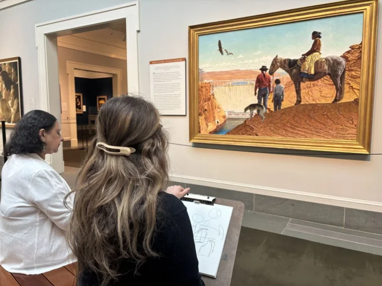 Drawing class at NRM