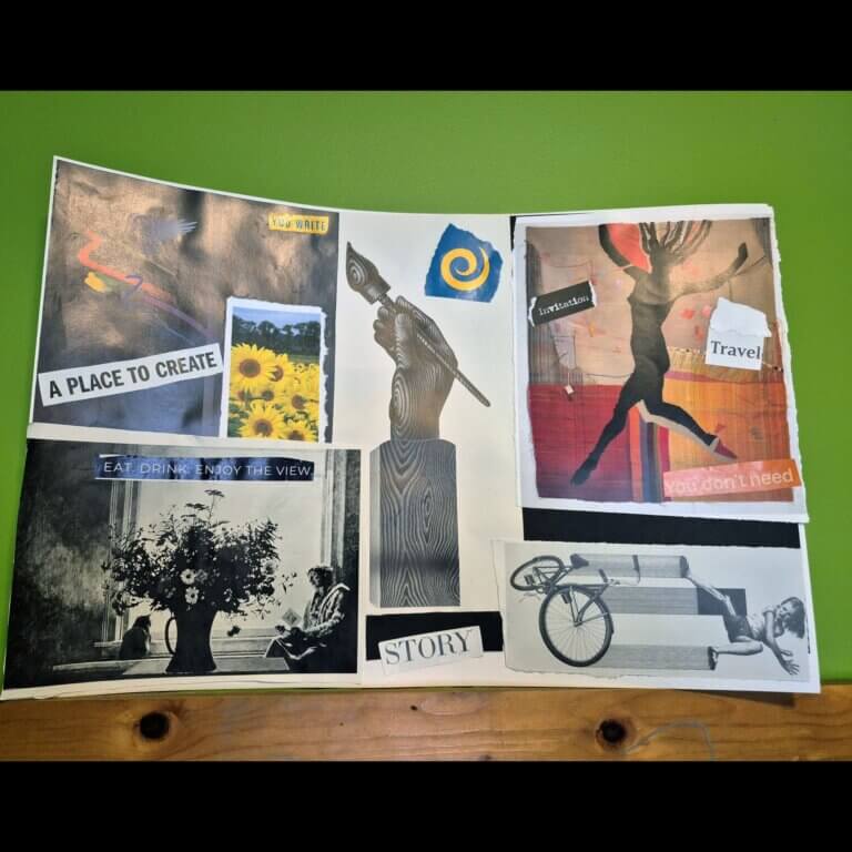 Vision Board in Progress
