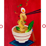 Isable Twanmo's art displayed at Steeple City for ArtWeek